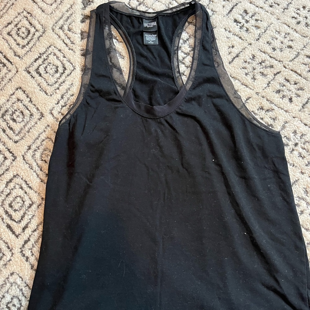 Two Victoria secret razorback tank tops